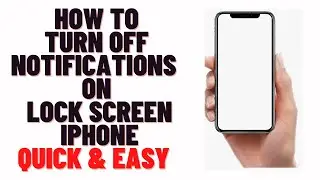 how to turn off notifications on lock screen iphone