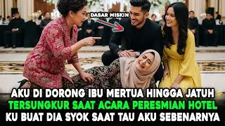 KU BALAS IBU MERTUA JAHAT YANG MENDORONGKU HINGGA JATUH KU BUAT DIA MENYESAL #novelromantis #drama