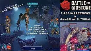 Battle For Giostone First look! Gameplay Tutorial & Overview