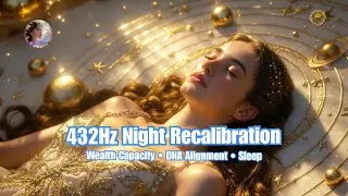 432 HZ Night Recalibration | Sleep &bull; DNA Alignment &bull; Wealth Capacity | #432hz #wellnessfrequency