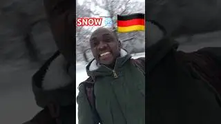 GERMANY WHITE CHRISTMAS 🎄 SNOW #stuttgartcity #stuttgart #christmasmarkets #germanyoutuber #snow