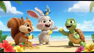 The Bunny Who Found a Treasure Chest | Fun and Adventurous Rhyme for Kids