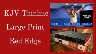 RED PAGE EDGES?? KJV Large Print Thinline Genuine Leather @thomasnelsoninc