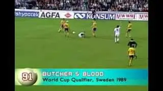 Terry Butcher&rsquo;s Blood 1989