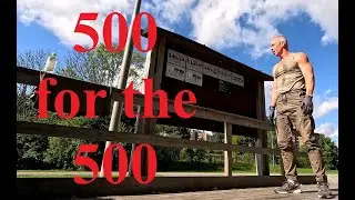 500 unbroken 6 count burpees at 5 second interval.