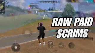 (RAW VIDEO) FREE FIRE PAID SCRIMS 22 KILLS BOOYAH 