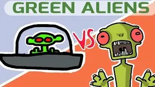 Me And Puddle Productions TM Animated Green Aliens (feat. Puddle Productions TM)