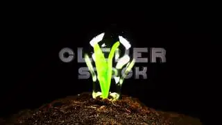 Green Idea Ecology Concept Light Bulb Plant Insects Life - Stock Footage