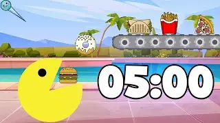 5 Minute Classroom Timer &ndash; Pac-Man Style Countdown for Focus Time 🍟🕔 Fun & No Alarm