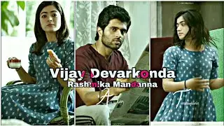 Vijay Devarkonda Rashmika Mandanna Full Screen Whatsapp Status | Ishq Mubarak | Sgk Creationss