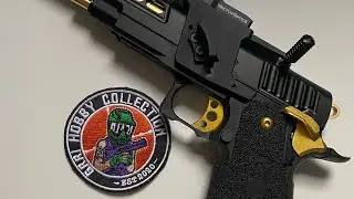 Tokyo Marui Spec STI OPEN Build accuracy test using .25g JER BBS
