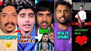 Free Fire Big Controversy 😱 Viral Chats, Fight, Reply, Health Update & Account Ban EXPOSED!