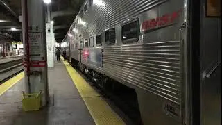 David Lynchish commuter railroad platform...