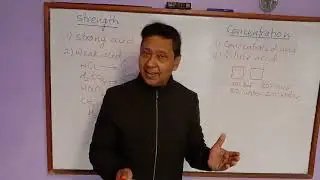 Difference between Strength and Concentration of Acid