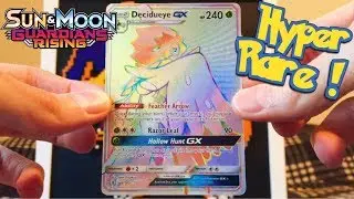 24x Guardians Rising Booster Pack Speed Opening! Decidueye Hyper Rare - Sun & Moon  TCG