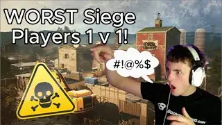 WORST Siege Players EVER 1 v 1! | #toxic #r6 #1v1