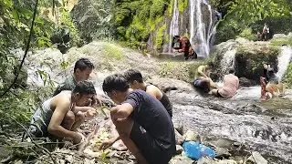 KETERLALUAN INDAHNYA‼️ NGALIWET DI BAWAH CURUG SAWER, PETUALANGAN ALAM DESAKU,PEDESAAN JAWA BARAT