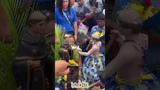 Encuentro de imágenes de San Nicolás Tolentino y San Nicolás Penitente - Toro de Petate Ometepec Gro