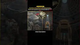 The Pantheon: How Ancient Rome Built the World's Largest Concrete Dome . #facts #short #pantheon .