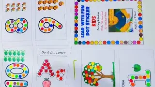 LIVE | Learn with Fun pre writing activities for toddlers | Dot Stickers activities