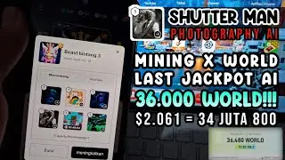 BAGI ILMU!! CARA MENAMBANG AI AGENT X WORLD X SHUTTER MAN VERSI BARU OTOMATIS JADI KOIN