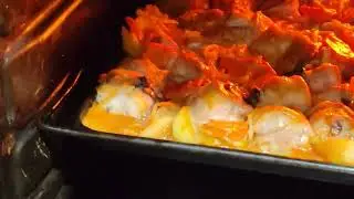 What do you eat on your watch? We cook chicken with potatoes and spices, a man's dinner on watch#эмк
