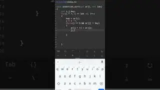Insertion sort