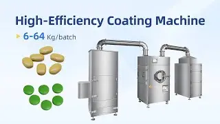 High Efficiency Coating Machine, High Speed Tablet Coater
