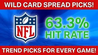 TREND PICKS FOR WILD CARD WEEKEND! ALL GAMES! *2025*