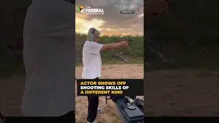 Ajith Kumar shows off shooting skills of a different kind