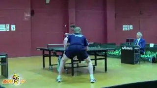 Brad Evans vs. Damien Nicholls (British League Table Tennis 2012)