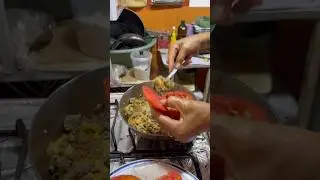Parte 2 Tomates Rellenos hizo la Abuelita Santos 👵🏻🇸🇻😋 #ElSalvador #francovlogs
