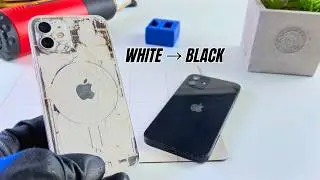 Превратите свой iPhone 12 из белого в черный&hellip; Полная конверсия!