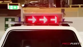 TRANSPORT FORD RANGER WITH AMBER CRUISER LIGHT BAR BY REDFLEET