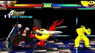 NICK54222 MUGEN: Dante and Vergil VS Pac-Man and Kazuya Mishima