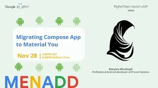 Migrating Compose App to Material You! (Maryam Alhuthayfi)