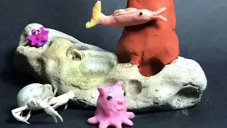 Hydrothermal Tube Worms (no words) Claymie claymation stop-motion animation