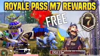 ROYALE PASS REWARDS MONTH 7 | 1 TO 50 LEAKS SPECIAL INGAME LOOK | RPM7 PURCHASE BONUS + TEASER !