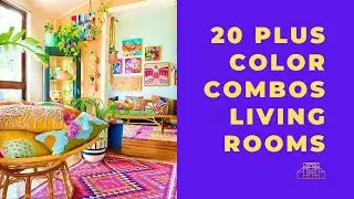 20 Plus LOVELY COLORFUL COMBINATIONS in LIVING ROOMS | CHARMING SPACES TO LIVE A VIBRANT LIFE
