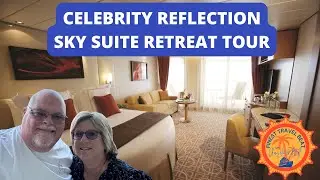 Экскурсия по каюте Sky Suite на борту лайнера Reflection | Обзор просторного балкона во время рет...