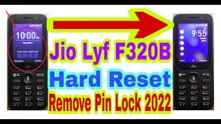 Jio Lyf F320B Hard Reset/Remove Pin Lock 2022/Reset Pin Lock 100% Working By Tech Babul