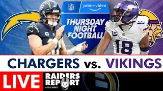 Thursday Night Football LIVE Stream: Chargers vs. Vikings NFL Week 8 Amazon Prime TNF Watch Party