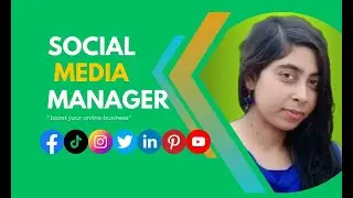 Social Media Manager  Instagram, Pinterest, TikTok,FB  SEO Expert