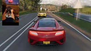 ACURA NSX 2017 / FORZA HORIZON 4 / GAMEPLAY / LOGITECH G920. 