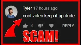 TYLER WINTER IS A SCAMMER!! HE COMMENTED ON MY VIDEO!!