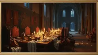 4K TV Art: Renaissance-Inspired Visual Journey | Piano & Cello | Framed TV