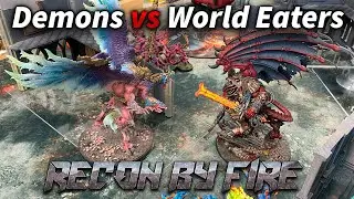 World Eaters vs Chaos Demons RBF30 #warhammer40k battle report