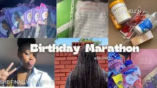 Birthday Marathon | Big 8 {getting my hair done,shopping,unboxing my gifts}