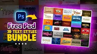 PSD Text Effects Pack FREE DOWNLOAD #photoshop