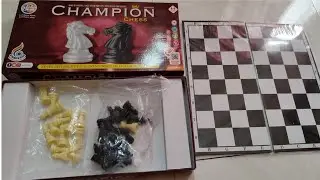 Champion Chess board Unboxing|